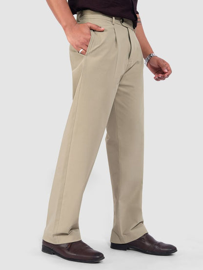 Beige Relaxed Fit